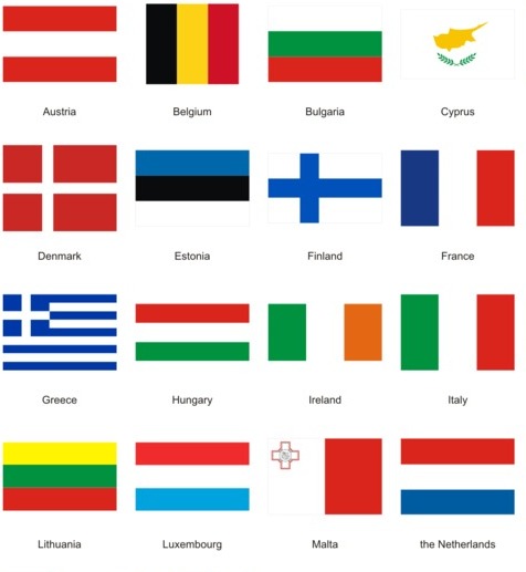 Флаги Государств Европы С Названиями Фото