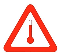 Маркировочный знак для перевозки при повышенной температуре по ВОПОГ